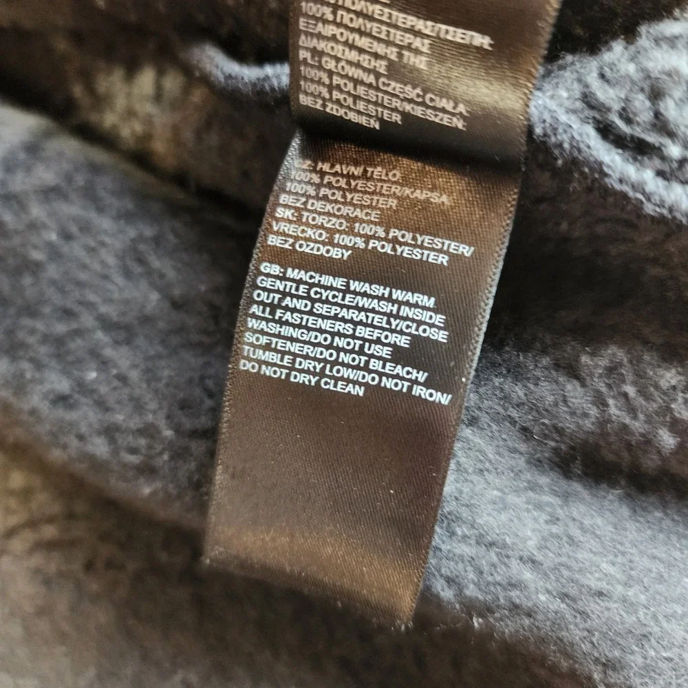 The North Face Full Men's Zip Heavy Weight All Seasons Black Fleece‎ Jacket XXL